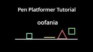 Scratch Pen Platformer Tutorial [upl. by Namsaj991]