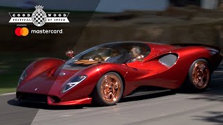 De Tomaso P72 makes world debut at FOS [upl. by Enomrej]