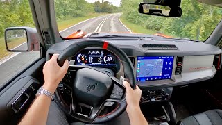 2022 Ford Bronco Raptor  POV Driving Impressions [upl. by Enirehtacyram]