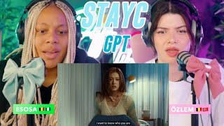 STAYC스테이씨 GPT MV reaction [upl. by Iniretake]