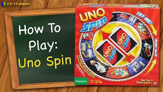 How to play Uno Spin [upl. by Craggy]