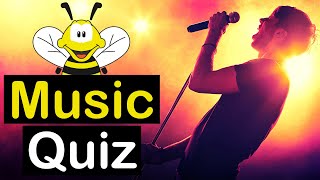 Music Quiz The Ultimate Music Trivia  20 Questions and Answers  20 Fun Facts [upl. by Anuaf]