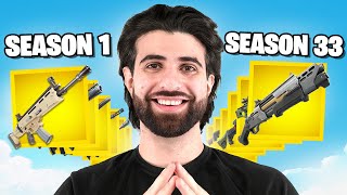 Ranking the BEST Weapon from EVERY Fortnite Season [upl. by Pennington]