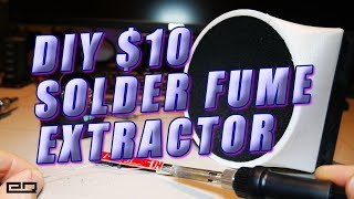 How To Make A 10 Solder Fume Extractor [upl. by Sugar81]