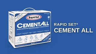 Rapid Set® Cement All® [upl. by Notselrahc740]