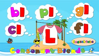 Consonant Blends  The Letter L  Phonics Mind Map [upl. by Ahsilif]