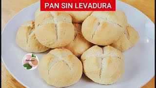 PAN SIN LEVADURA con 2 INGREDIENTES receta facil [upl. by Oecile]