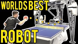 Worlds Best Table Tennis Robot vs TableTennisDailys Dan [upl. by Biddie]