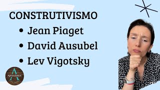 CONSTRUTIVISMO Jean Piaget David Ausubel y Lev Vigotsky  CONSTRUTIVISM Piaget Ausubel Vygotsky [upl. by Llednik]