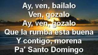 Ven Bailalo  Angel y Khriz Lyrics [upl. by Maribeth]