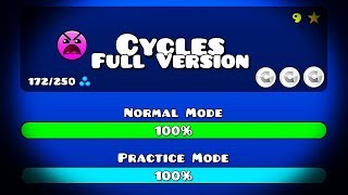 CYCLES FULL VERSION BY TRASO56 GEOMETRY DASH 211 [upl. by Mloc449]