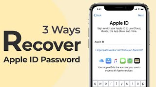 2024 Forgot Apple ID Password 3 Ways to RecoverReset Apple IDiCloud Password [upl. by Mauchi]