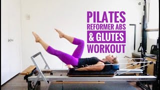 Intermediate Pilates Reformer Glutes amp Abs [upl. by Evania]