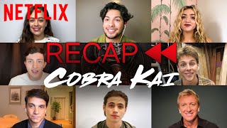 Get Ready for Cobra Kai Season 3 Official Cast Recap of Season 1 amp 2  Netflix [upl. by Mylan]