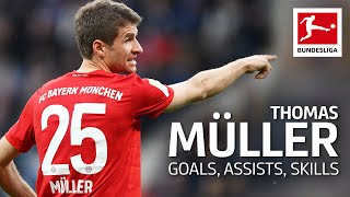 Best Of Thomas Müller  Best Goals Assists Skills amp Moments [upl. by Llerehc]