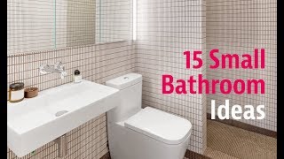 15 Small Bathroom Ideas [upl. by Sito]