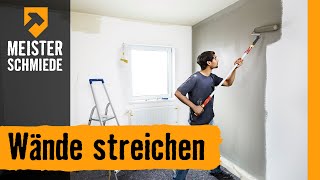 Wände streichen  HORNBACH Meisterschmiede [upl. by Derrik]