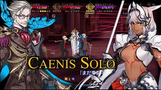 Phantom Thief Moriarty Challenge Quest  Caenis Solo FGO [upl. by Nesyaj]