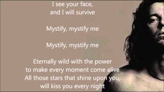 INXS  Mystify  HQ  Scroll Lyrics  quot22quot [upl. by Enomed]