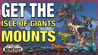 How To Get The Isle of Giants Mounts  Oondasta Mount Guide  Primal Raptor Mount  WoW Mount Guide [upl. by Rodger]