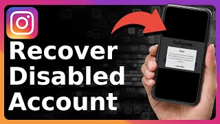 How To Recover A Disabled Instagram Account [upl. by Neibaf]