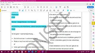 Afrikaans Graad 12 Formele Brief [upl. by Wakerly]