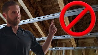 Do NOT Use Resilient Channel For Soundproofing [upl. by Qulllon]