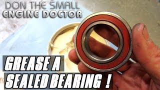 HOWTO Grease A Sealed Bearing [upl. by Zealand]