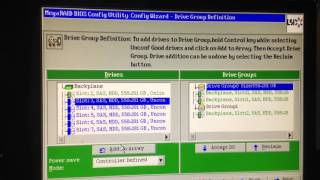 MegaRaid WebBios Configuration Step by Step [upl. by Dulciana]