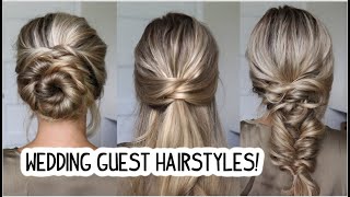 WEDDING GUEST HAIRSTYLES UPDO HALF UP TOPSY TAIL [upl. by Richma]