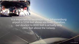 British Airways Landing in Johannesburg A Pilots Perspective [upl. by Kannan]