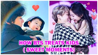 How BTS Treats Kids Sweet Moments [upl. by Bathsheb169]