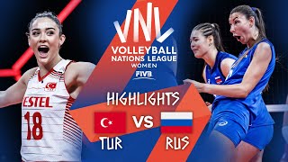 TUR vs RUS  Highlights Week 3  Womens VNL 2021 [upl. by Eastman318]