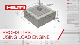 Hilti PROFIS Engineering anchor design software tips  using the load engine [upl. by Adaven34]