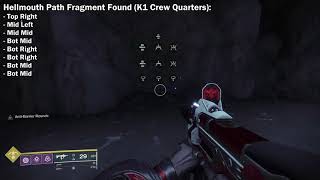 All Path Fragment Locations Xenophage Exotic Quest Destiny 2 Shadowkeep [upl. by Walrath17]