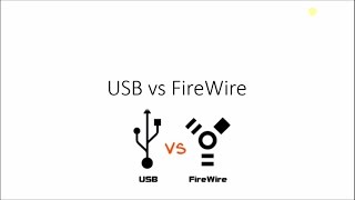 Difference between USB and FIREWIRE [upl. by Woehick]