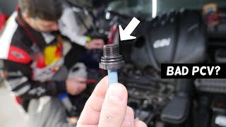 SYMPTOMS OF BAD PCV VALVE ON KIA SORENTO SPORTAGE OPTIMA FORTE RIO SOUL [upl. by Ruby503]