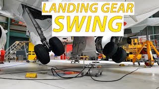 Landing Gear Swing  Landing Gear Retraction Test Airbus A320 [upl. by Acinorev979]