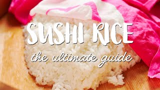 BEST Sushi Rice Recipe 寿司飯 StepByStep Guide [upl. by Nalced]