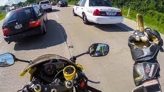 TOP 6 Szalonych Ucieczek Motorem przed POLICJÄ„ [upl. by Kasper]