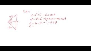 CSEC Maths  Sine Rule and Cosine Rule [upl. by Adnaluy105]