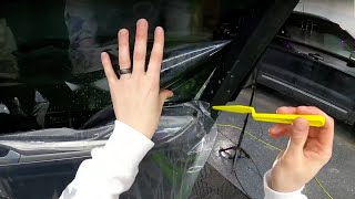 How to Tint ANY Door Window [upl. by Adnirol845]