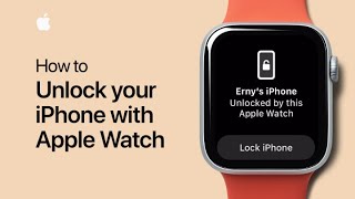 How to unlock your iPhone with your Apple Watch — Apple Support [upl. by Corina]