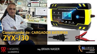 CARGADOR BATERÍAS INTELIGENTE ANHTCZYX mod ZYX J30 1224V [upl. by Hsakiv]