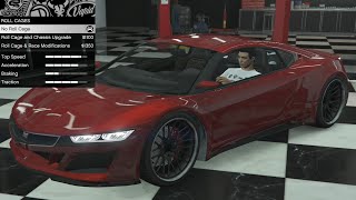 GTA 5  Past DLC Vehicle Customization  Dinka Jester Acura NSX [upl. by Nnyw]