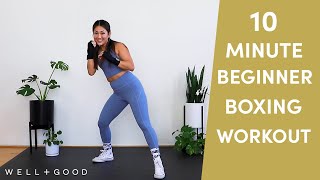 10 Minute Beginner Boxing Workout  Good Moves  WellGood [upl. by Oznerol]