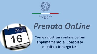 TUTORIAL PRENOTA ONLINE REGISTRAZIONE [upl. by Yenffit]