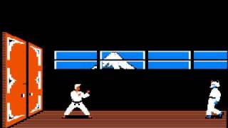 Apple II Game Karateka 1984 Brøderbund [upl. by Sucramej]