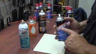 Spray lube comparison [upl. by Seilenna]