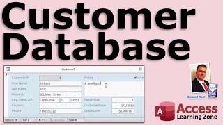 Microsoft Access Customer Database CRM MS Access Customer Template  Free Download [upl. by Nevanod103]